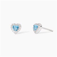 Orecchini Mabina Donna in Argento Acquamarina sintetica 563860 - 563860